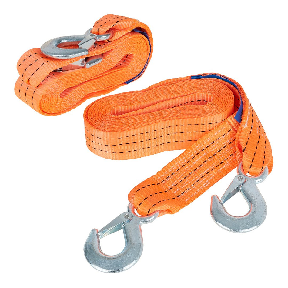 Autotrekkoord 4m/3T/50mm met haken