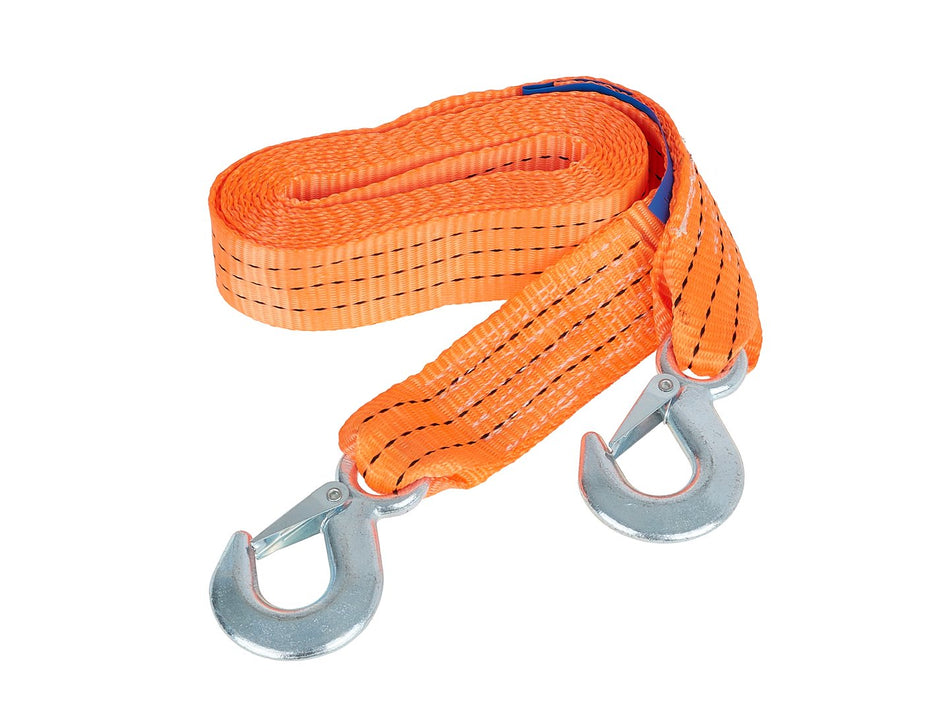 Autotrekkoord 4m/3T/50mm met haken