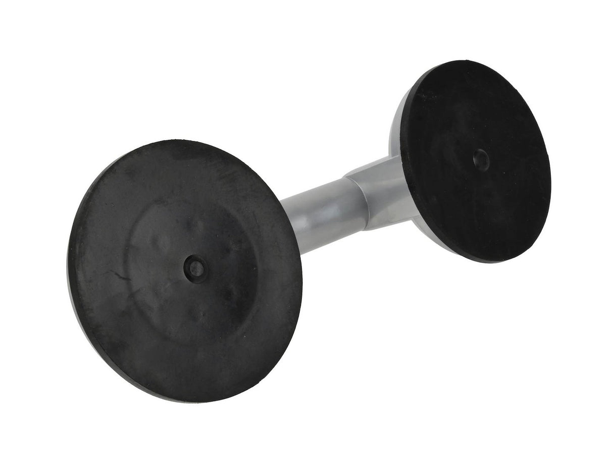 Zuignap 2x115mm aluminium