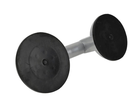 Zuignap 2x115mm aluminium