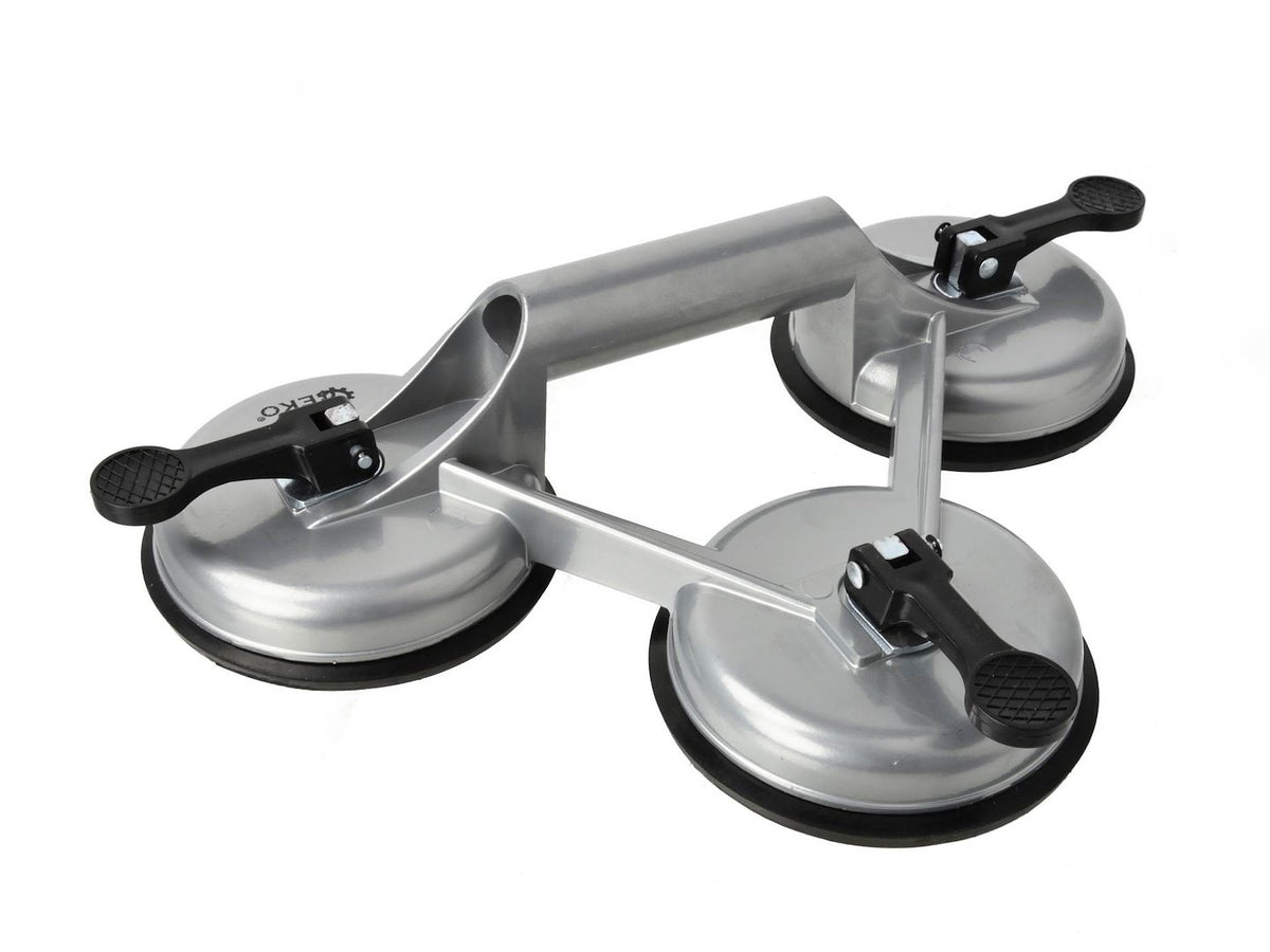 Zuignap 3x115mm aluminium