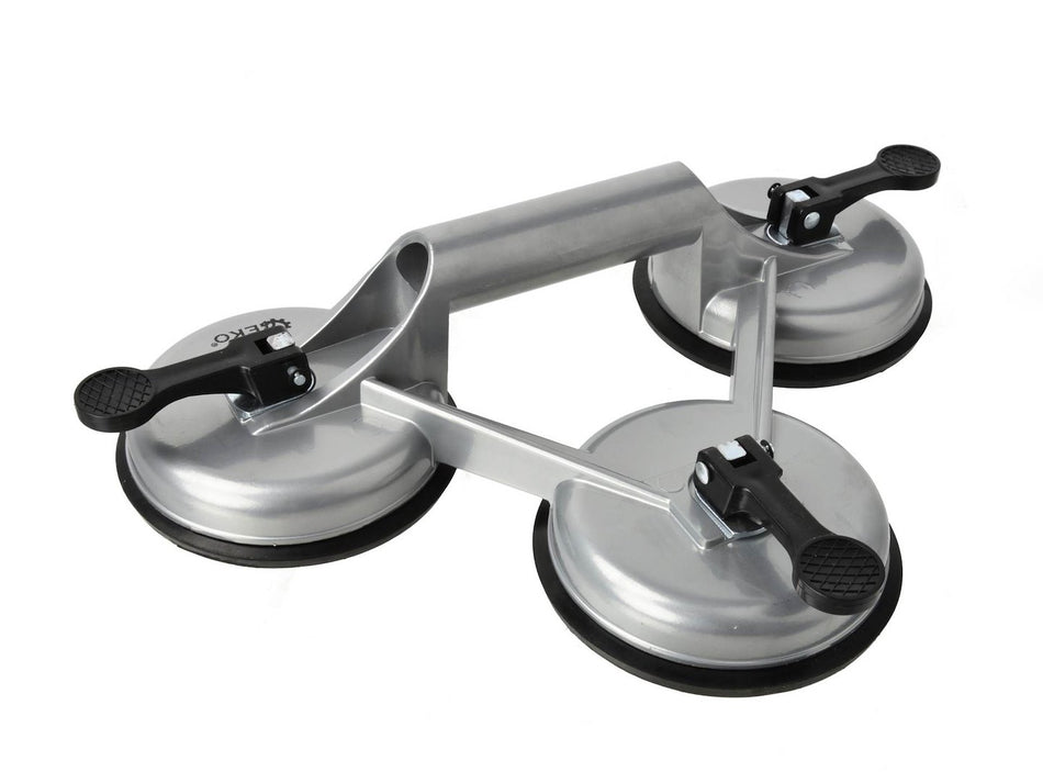 Zuignap 3x115mm aluminium
