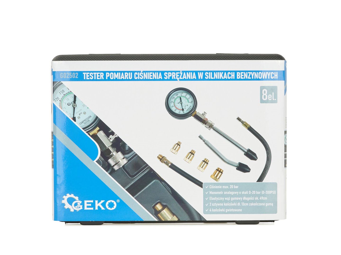 Compressietester set voor benzinemotor