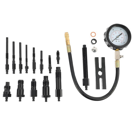 Cilinderdrukmeter voor dieseltruck met adapters