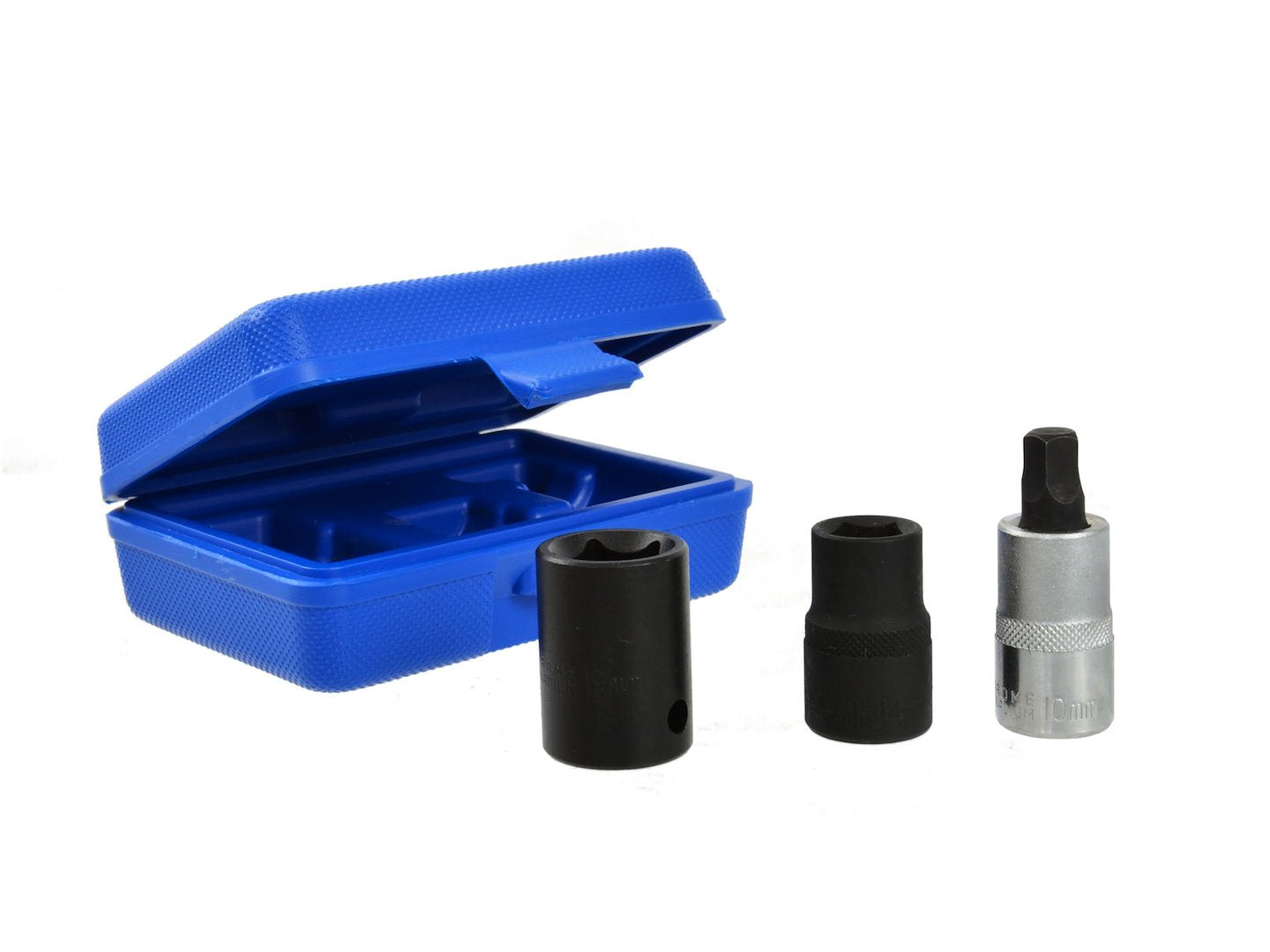 Remklauw-dopset 3 stuks 1/2" vierkante aandrijving