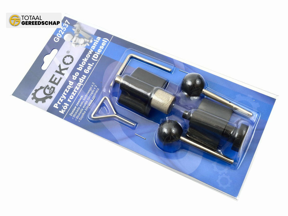 Crankshaft Locking Tool Set Kit W/Steel Plate 6pcs