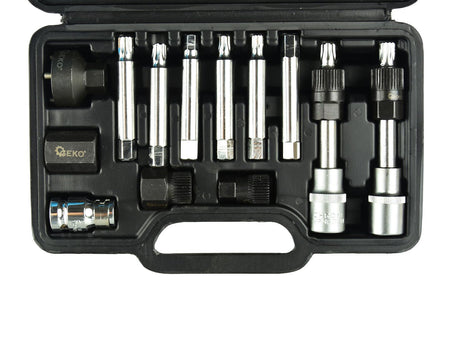 13-delig 1/2” dynamo zeskant- en sterbitset