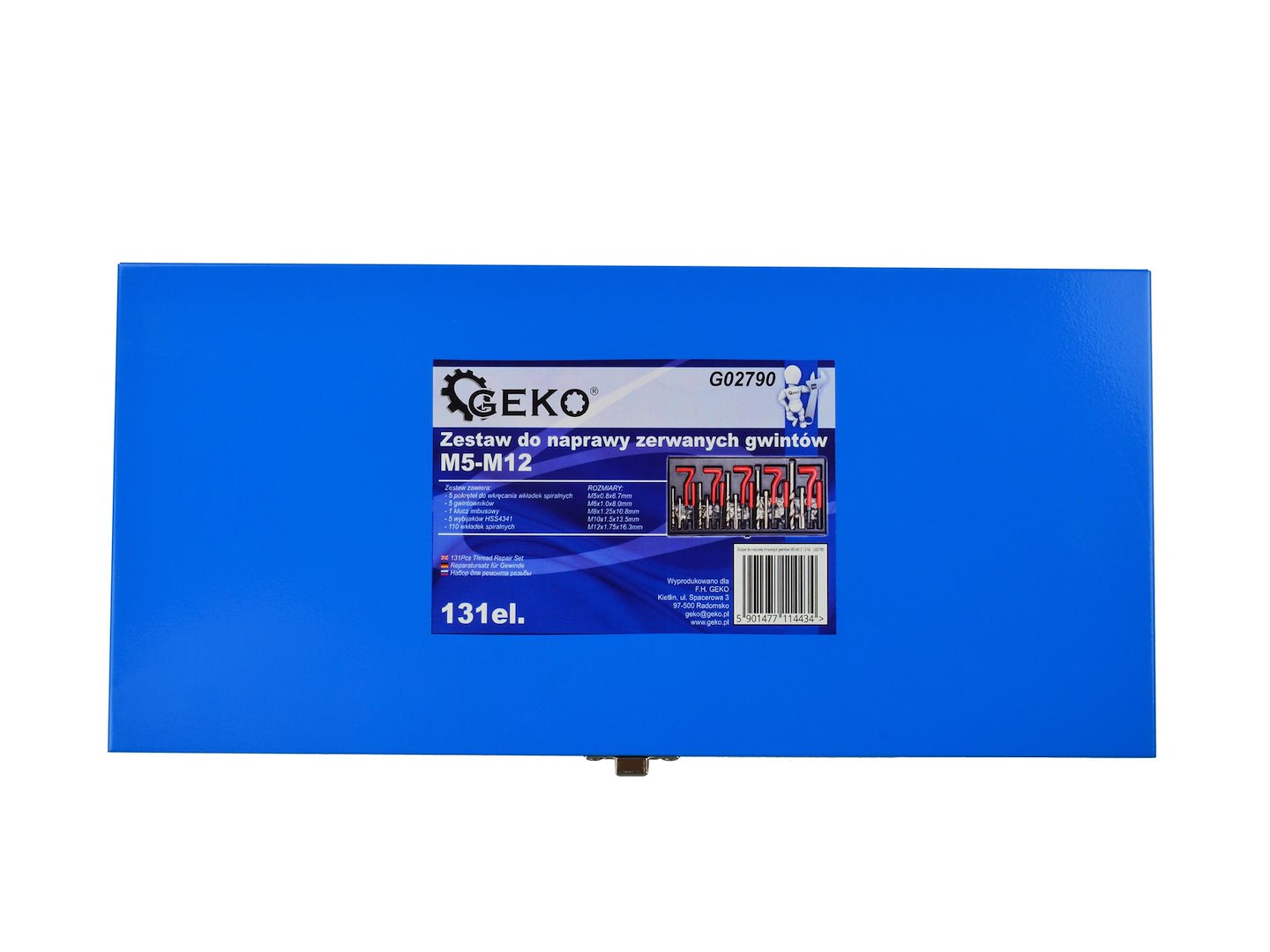 131-delig M5-M12 draadreparatieset
