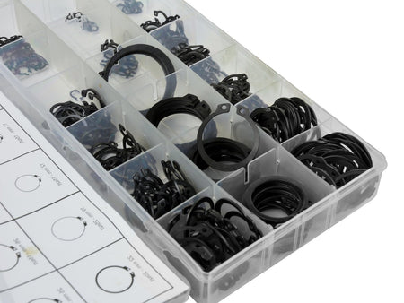 Externe circlip assortiment 300 stuks 3 - 32mm