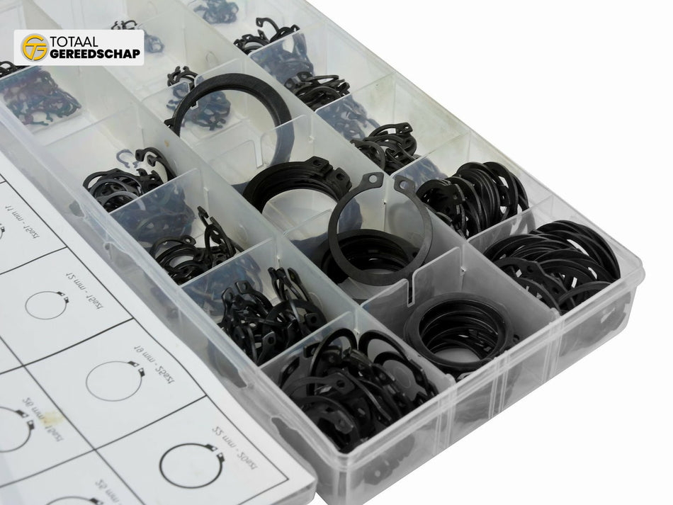 External Circlip Assortment 300 pcs 3 - 32mm