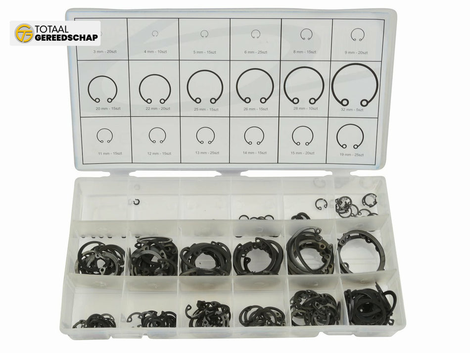 Internal Circlip Assortment 300 pcs 3 - 32mm