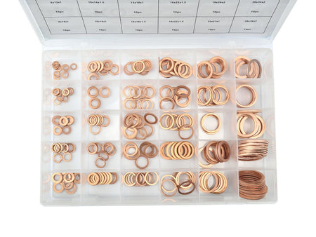 300 stuks metrisch koperen ring assortiment