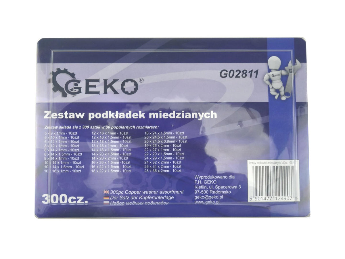 300 stuks metrisch koperen ring assortiment