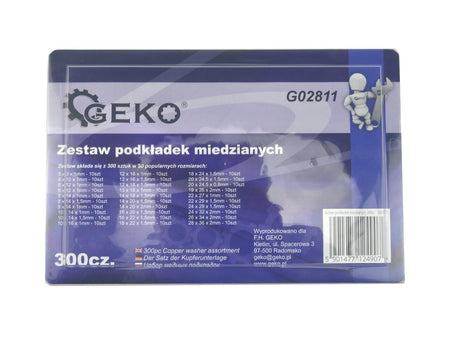 300 stuks metrisch koperen ring assortiment