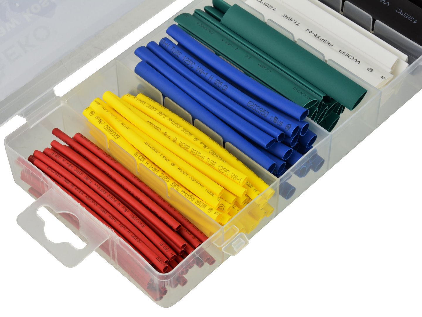 Gevarieerd krimpkous kit 128 stuks