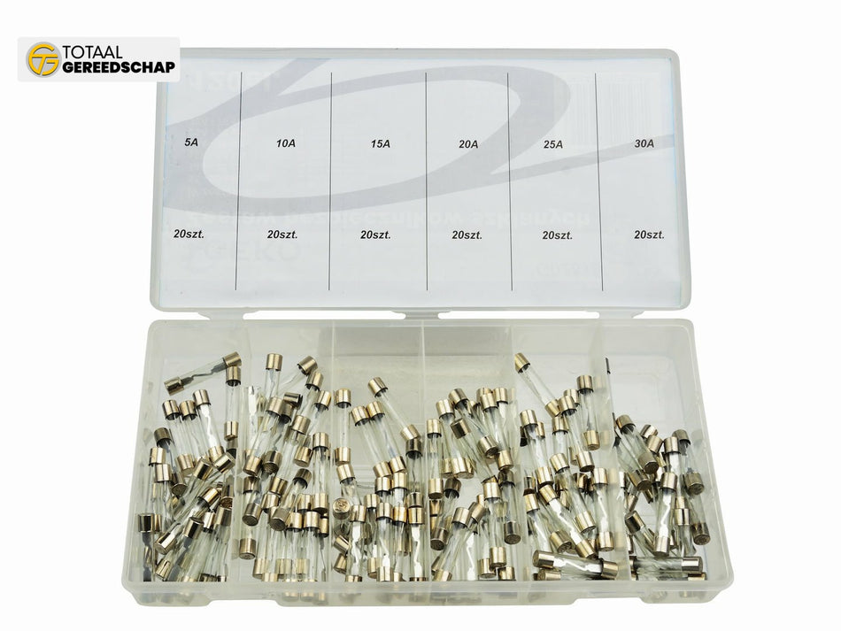 120pcs set of glass fuse