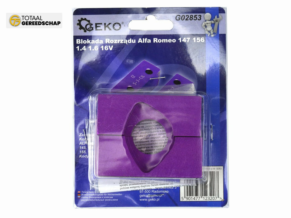 Camshaft Locking Tool Set 2pcs for Alfa Romeo 147 156 1.4 1.6 16V