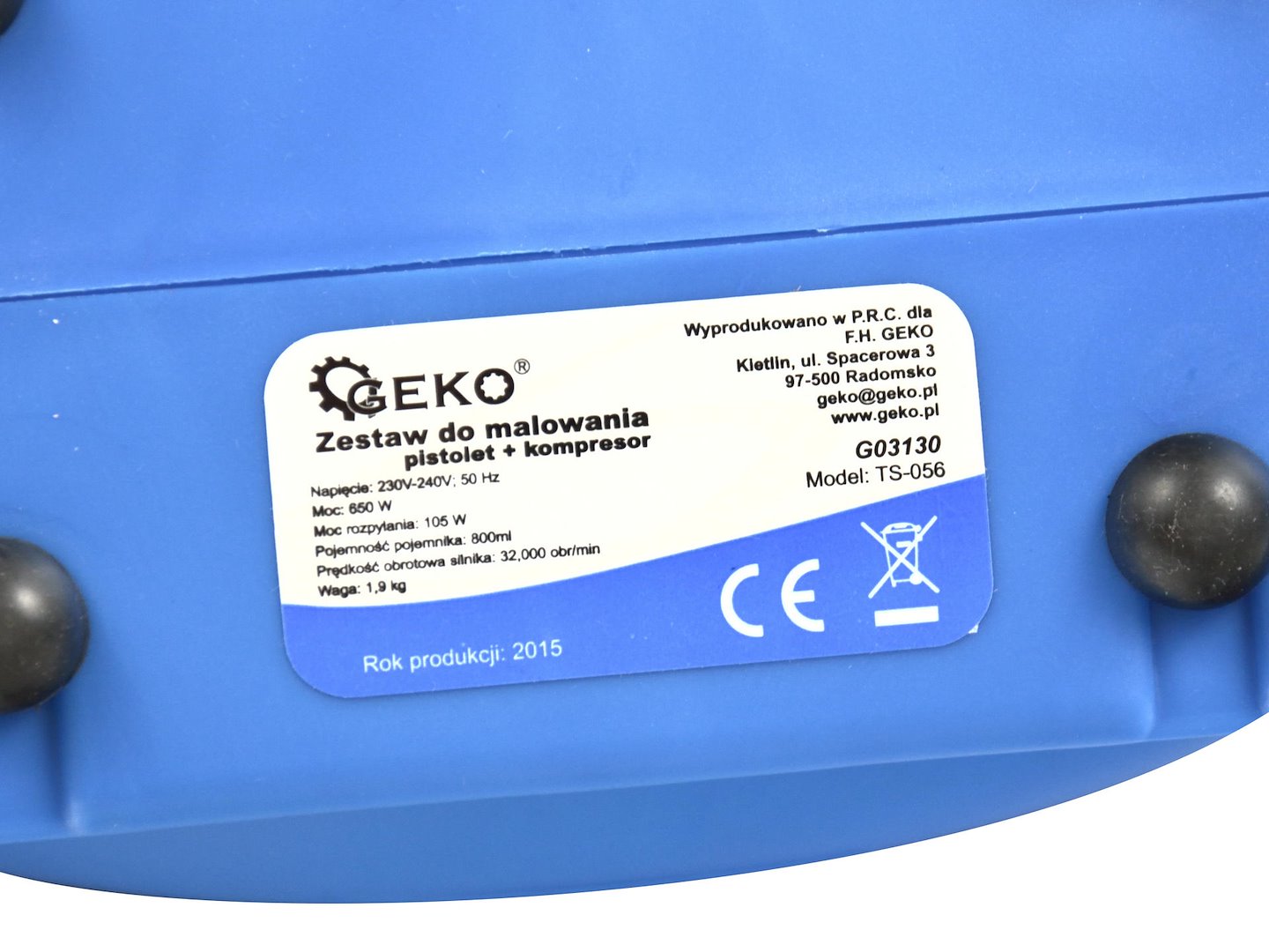 Elektrisch verfspuitpistool met compressor