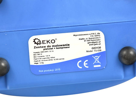 Elektrisch verfspuitpistool met compressor