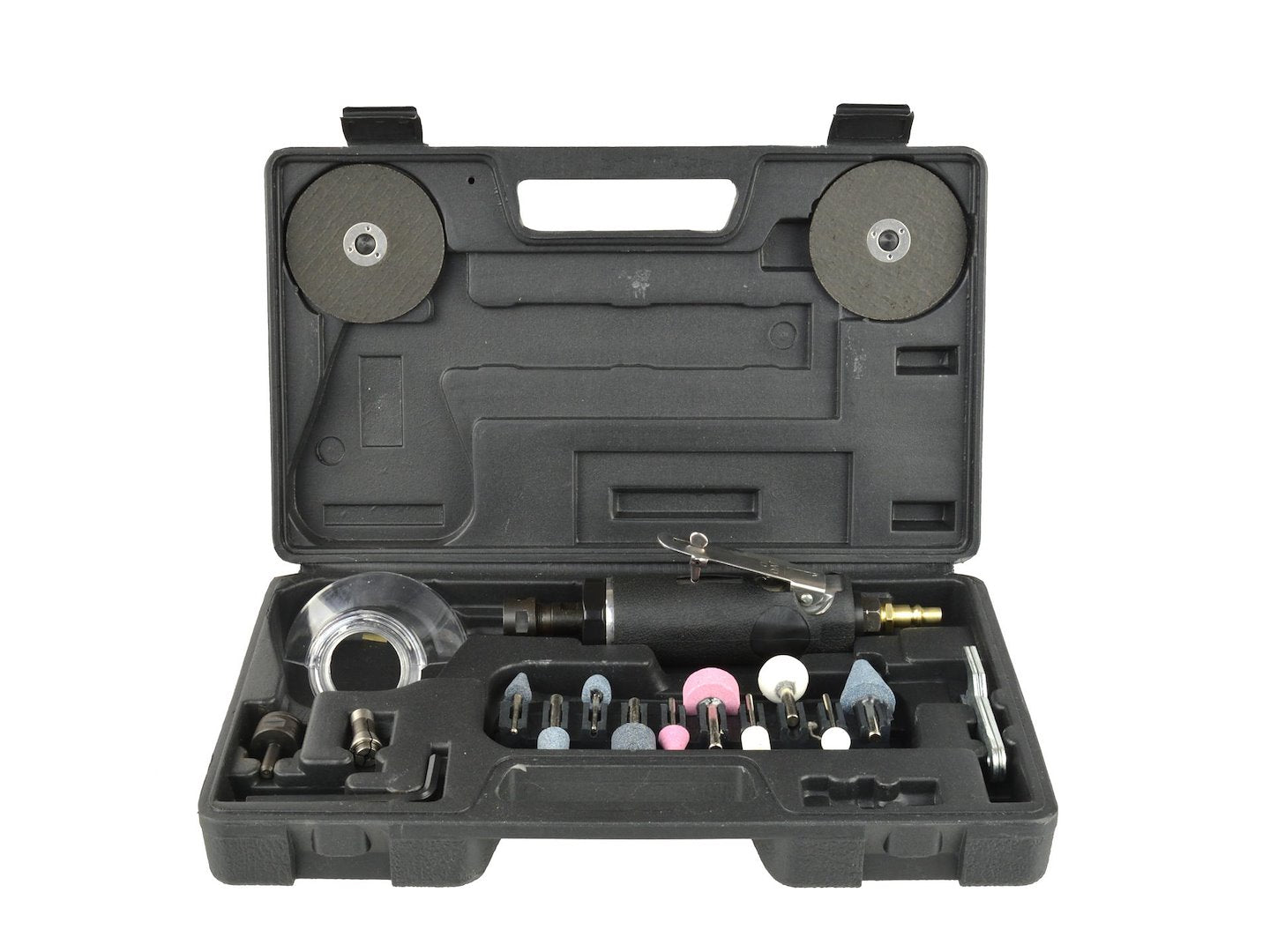 Lucht slijper set met accessoires assortiment