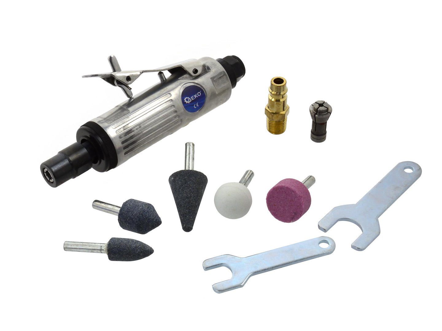 Lucht slijper gereedschapsset 1/4" met accessoires assortiment