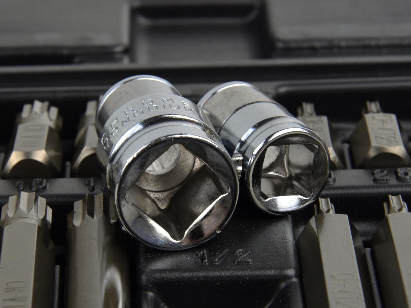 41-delige bitset Hex Spline & Star in kunststof doos