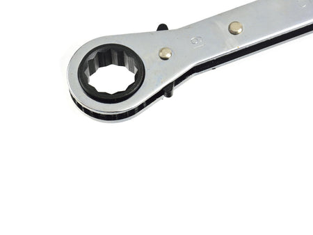 Dubbel open-eind ratelringsleutelset 6-22 mm 5-delig