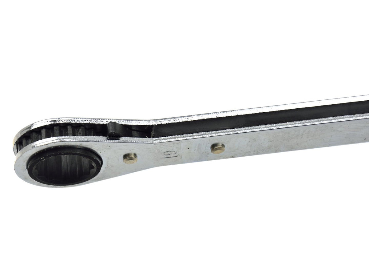 Dubbel open-eind ratelringsleutelset 6-22 mm 5-delig