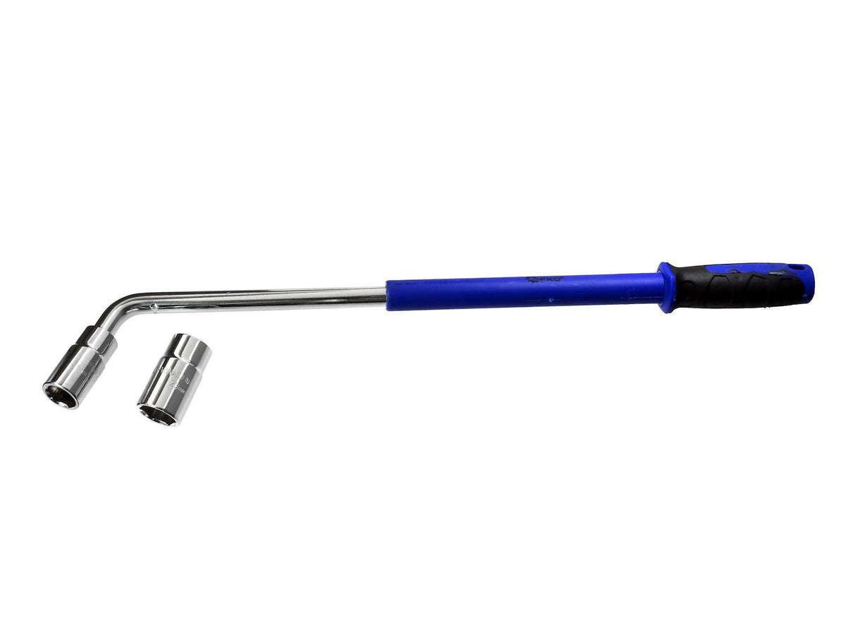 Telescopische moersleutel blauw met handvat PREMIUM 17x19 mm 21x23 mm