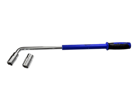 Telescopische moersleutel blauw met handvat PREMIUM 17x19 mm 21x23 mm