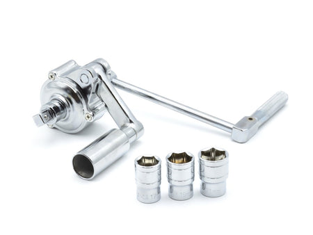 Arbeidsbesparende sleutel 1/2" 1:16 + doppen 17mm,19mm,21mm