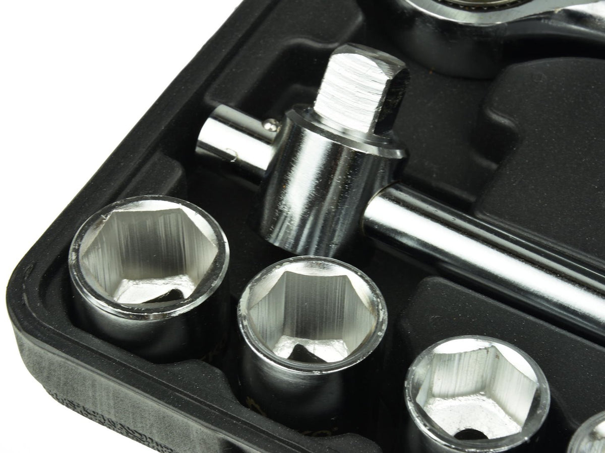 6-punt dopsleutelset 3/4" 19-50mm 21-delig
