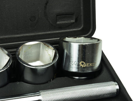 6-punt dopsleutelset 3/4" 19-50mm 21-delig
