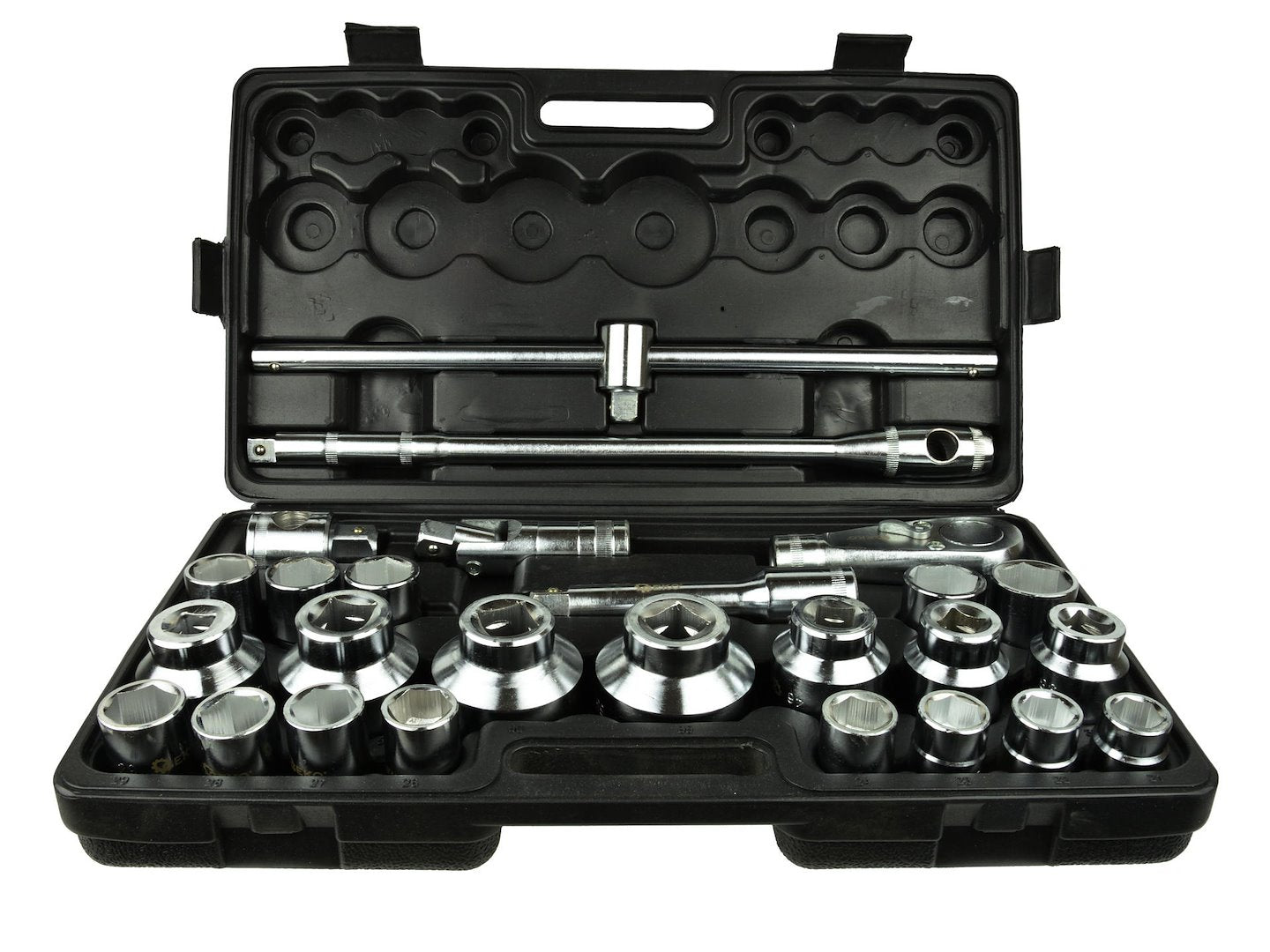 6-punts doppen-set 3/4" & 1" aandrijving 21-65mm 26-delig