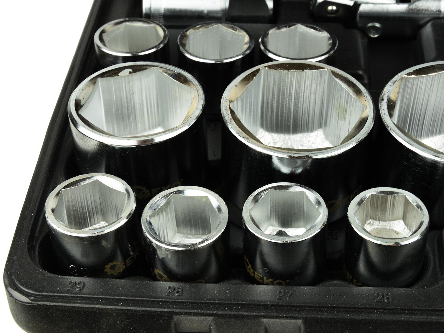 6-punts doppen-set 3/4" & 1" aandrijving 21-65mm 26-delig