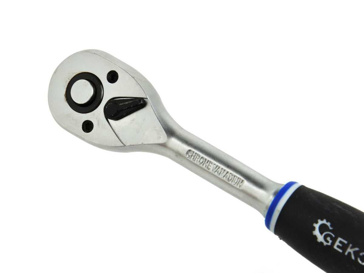 Snelontgrendelende ratelhandgreep 1/4 inch Profi GEKO