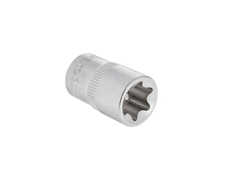 TORX-dopsleutelset E10-E24 CrV 1/2" aandrijving 9 stuks /metalen kist/