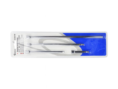 1/4" aandrijflengte-set 4 stuks GEKO Profi