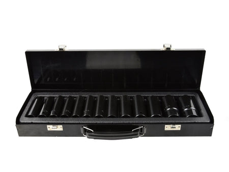 Slagschroefmoersleutel dopset 1/2” SW 10-30 MM diep en 78 MM Cr-Mo