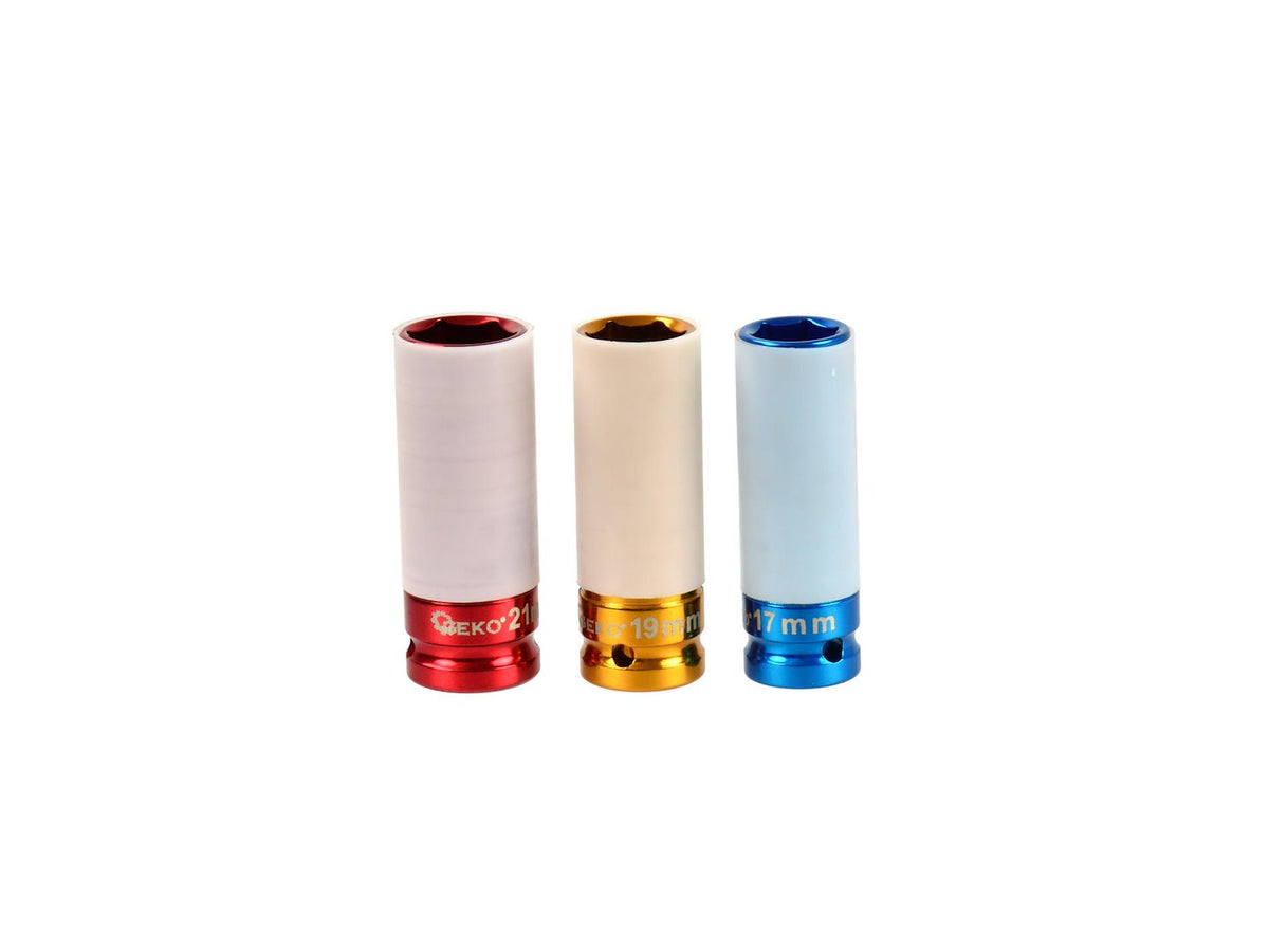 Impact dopset voor velgen 17mm 19mm 21mm