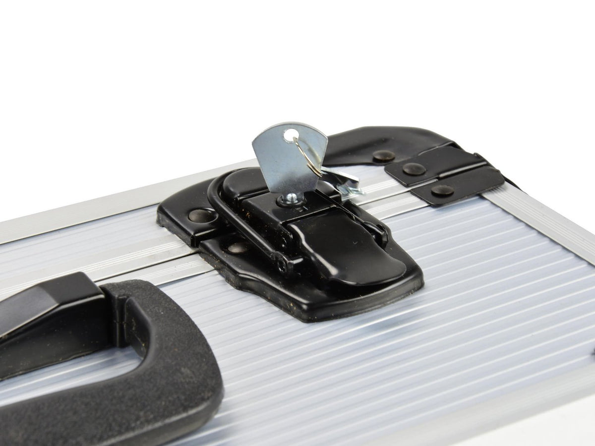 Gereedschapsset met ratelwrench in aluminium koffer 187 stuks