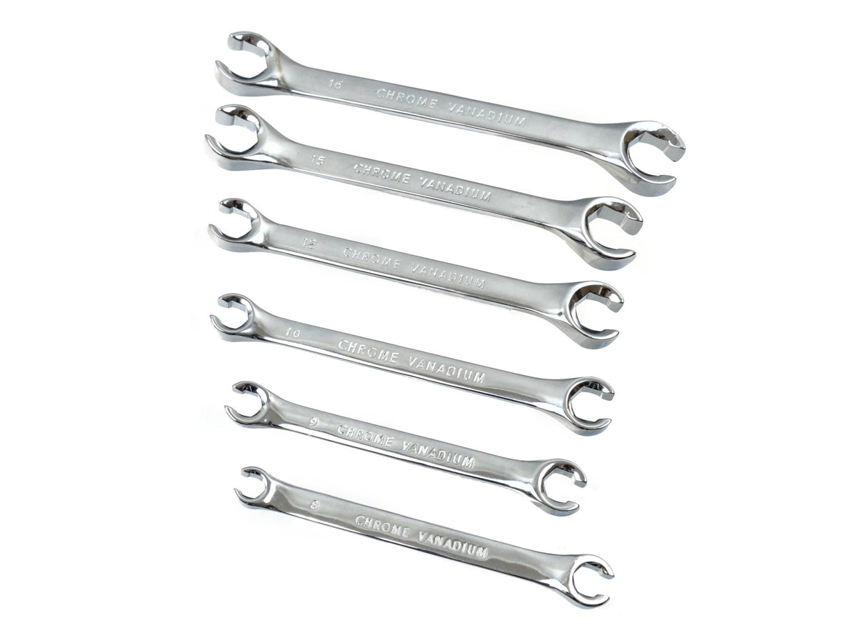 Kraagmoersleutelset voor hydraulische remmen 8-18mm 6 stuks