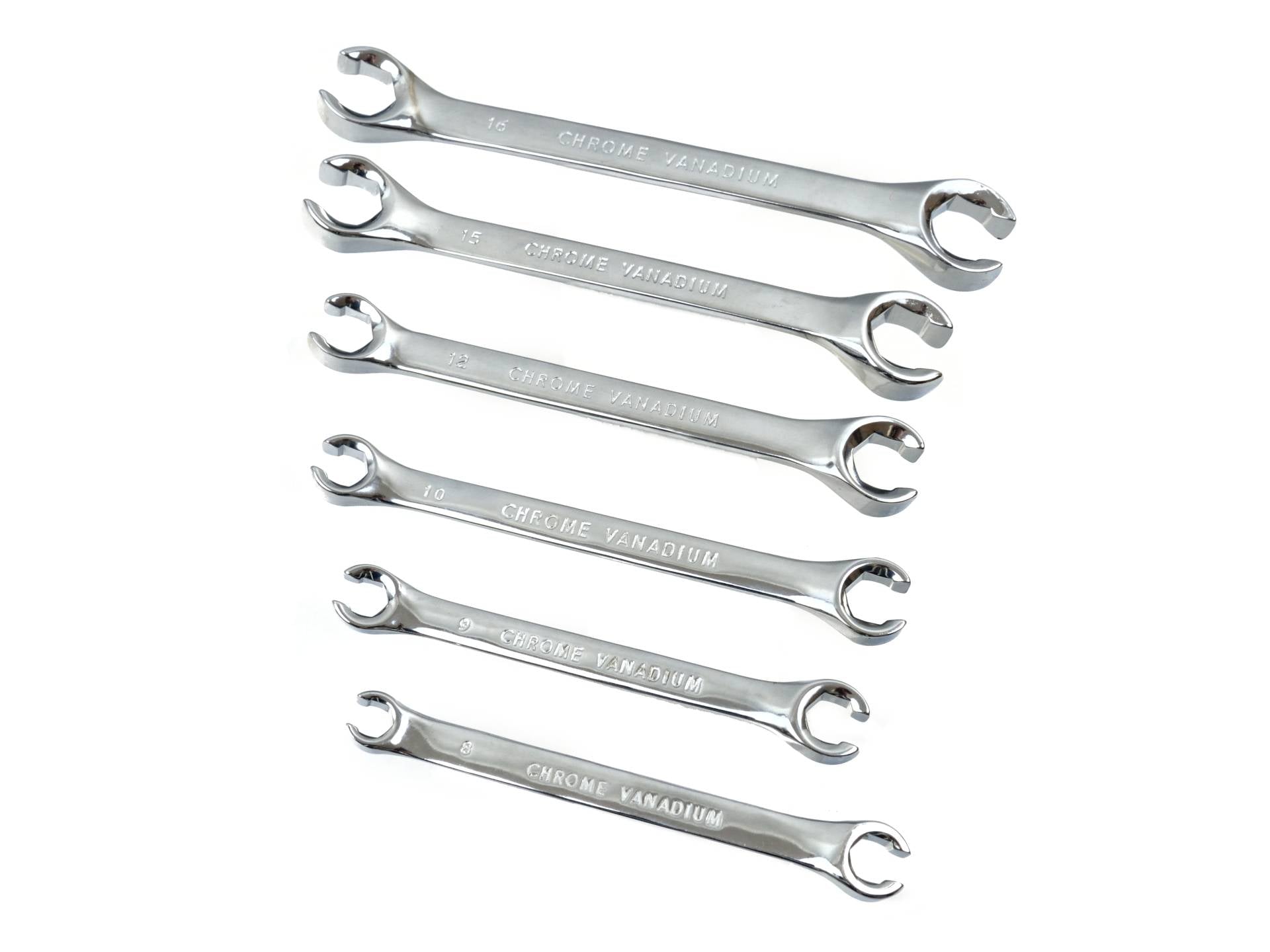 Kraagmoersleutelset voor hydraulische remmen 8-18mm 6 stuks