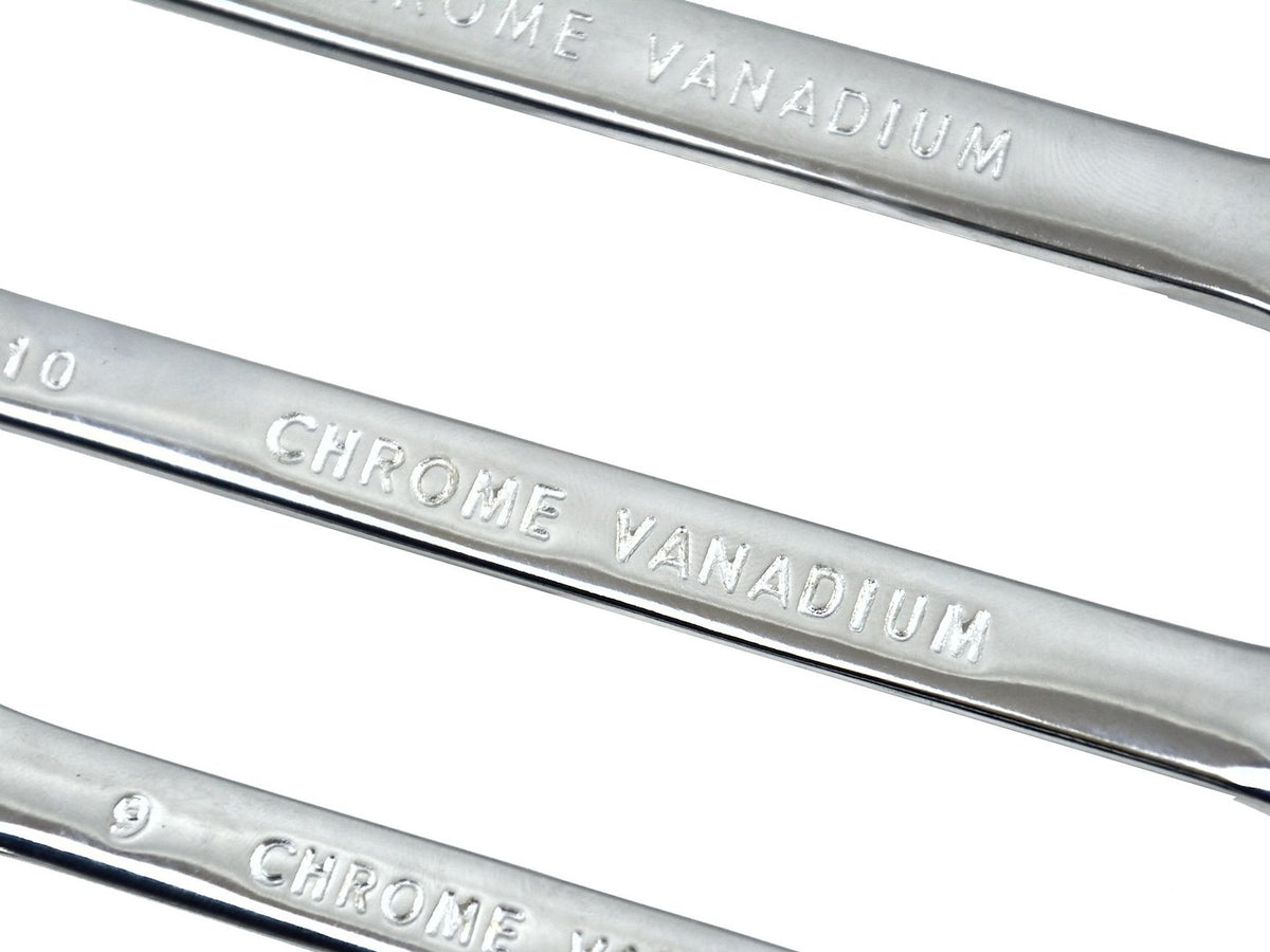 Gepolijste Torx E-ring steeksleutelset E6-E24 4 stuks