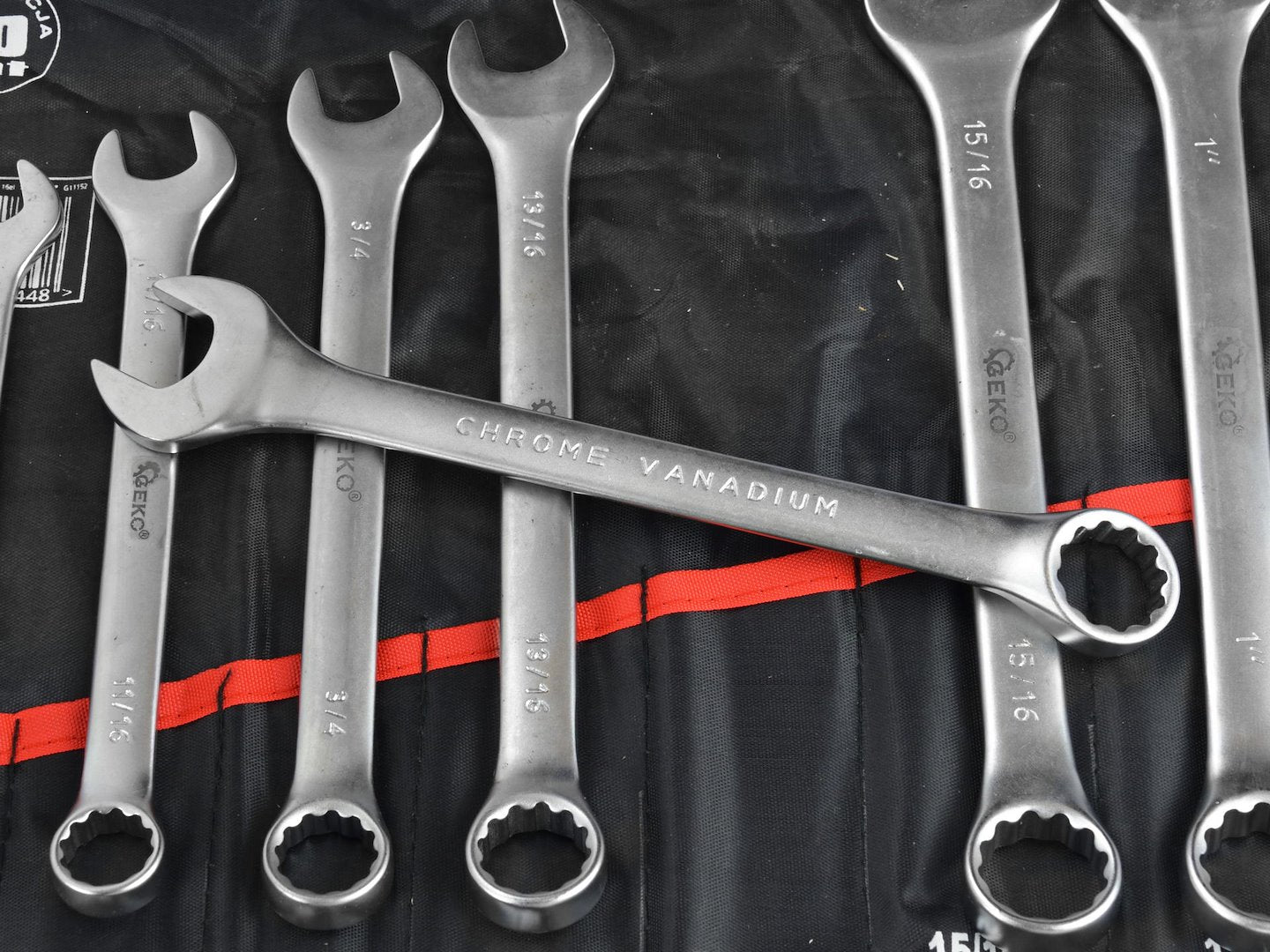 Combinationsleutelset inch 1/4"-1-1/4"