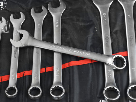 Combinationsleutelset inch 1/4"-1-1/4"