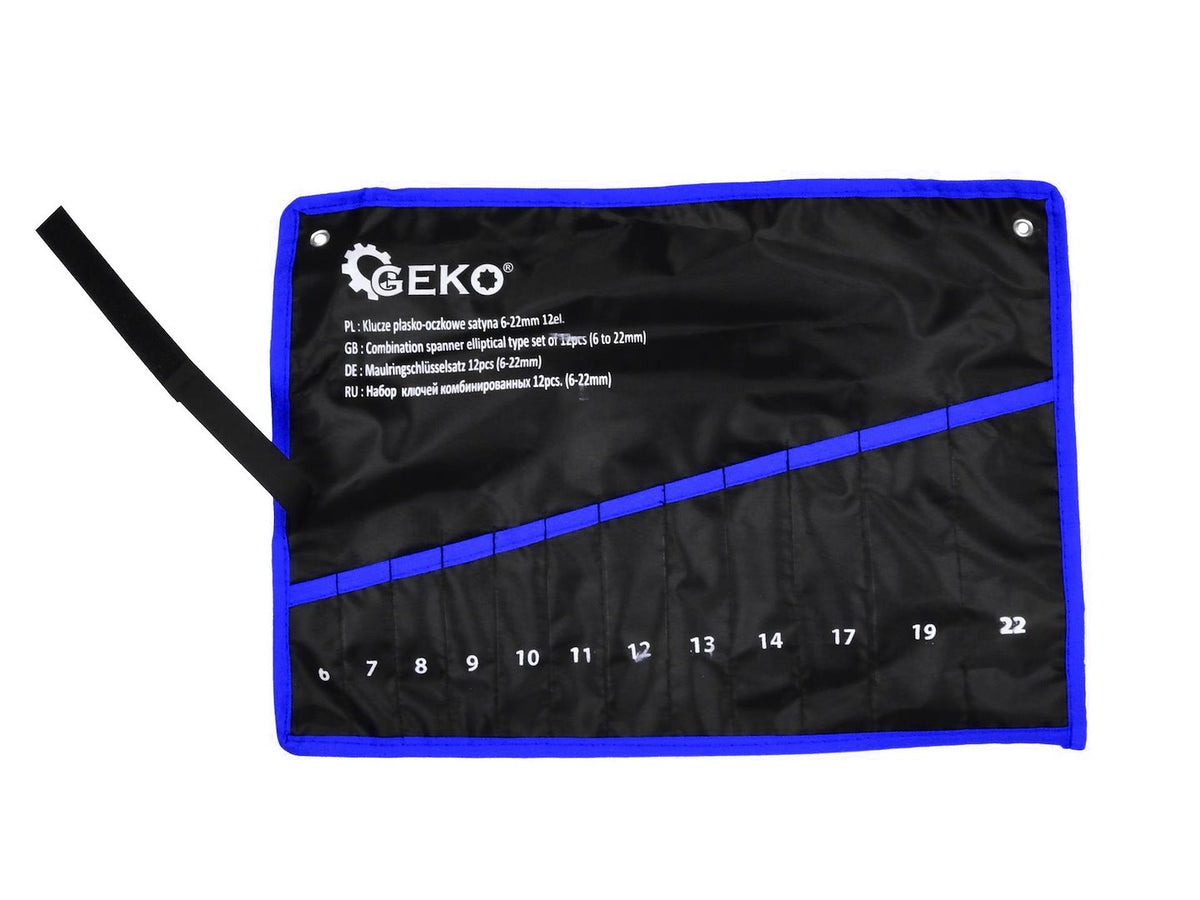 Nylon opbergrol voor steeksleutelset 12st 6-22mm