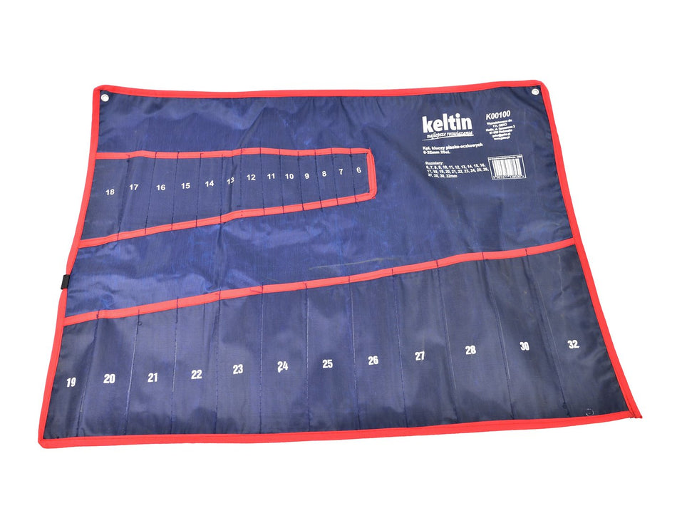 Nylon opbergrol voor steeksleutelset 25st 6-32mm