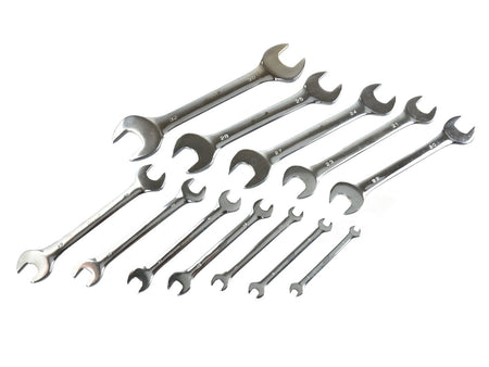 Gepolijste ringsleutelset 6-32mm 12st (Opbergrek)