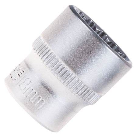 Dopsleutel 12-kant. 3/8" CRV 18mm